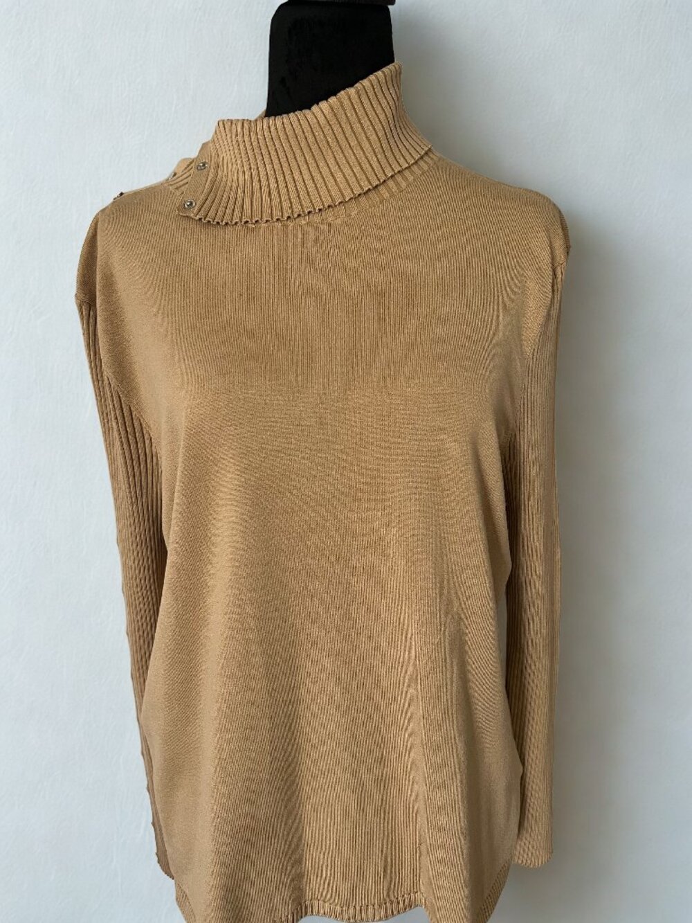Josephine Chaus Camel Sweater with Studs